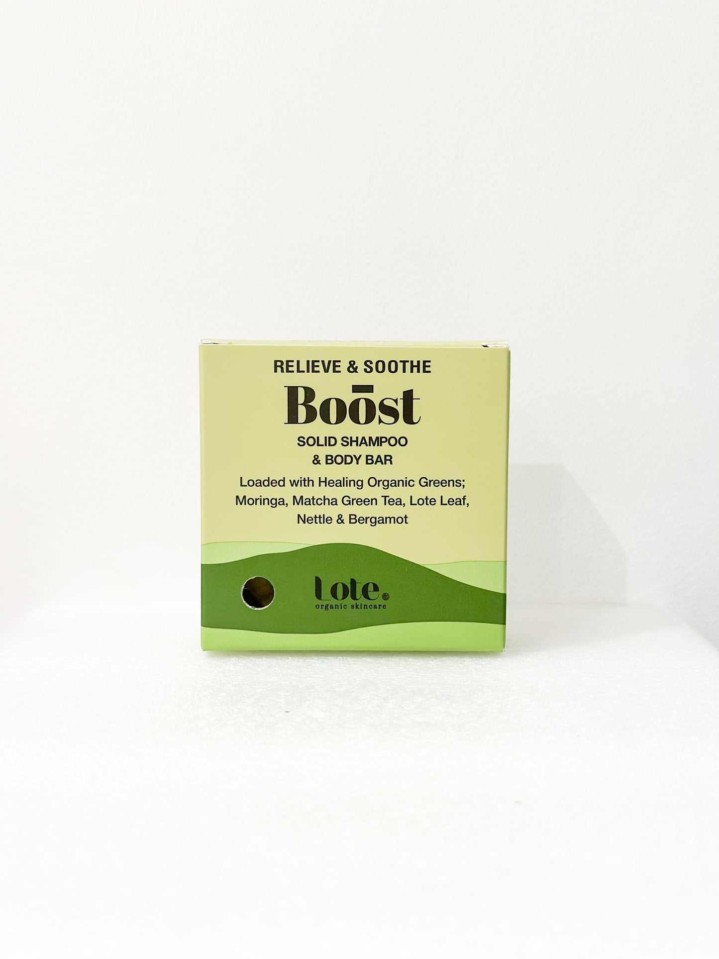 Boost Shampoo & Body Bar with Bergamot & Matcha Green Tea