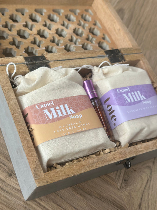 Camel milk soap gift box