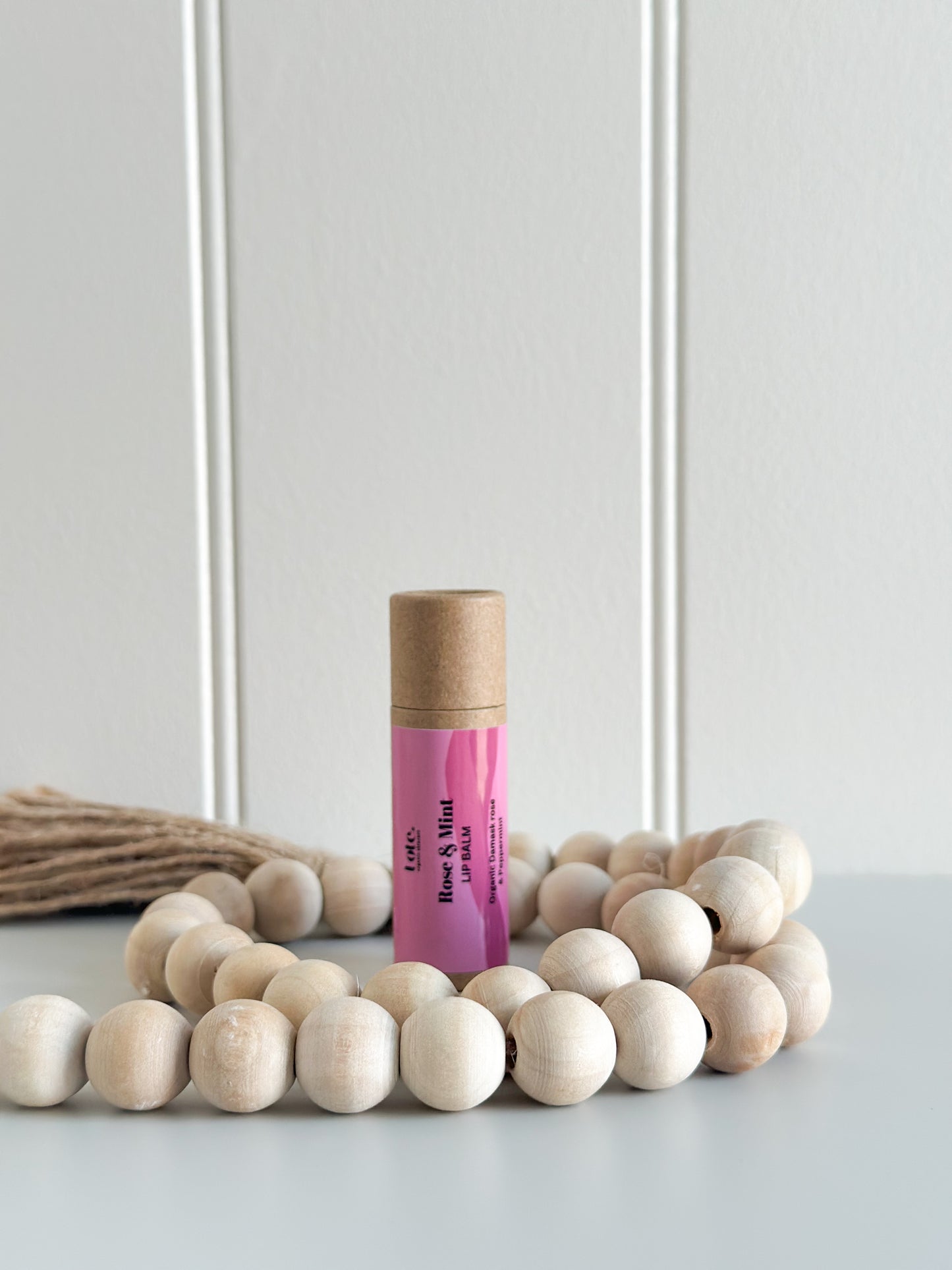 Damask Rose & Mint Lip Balm