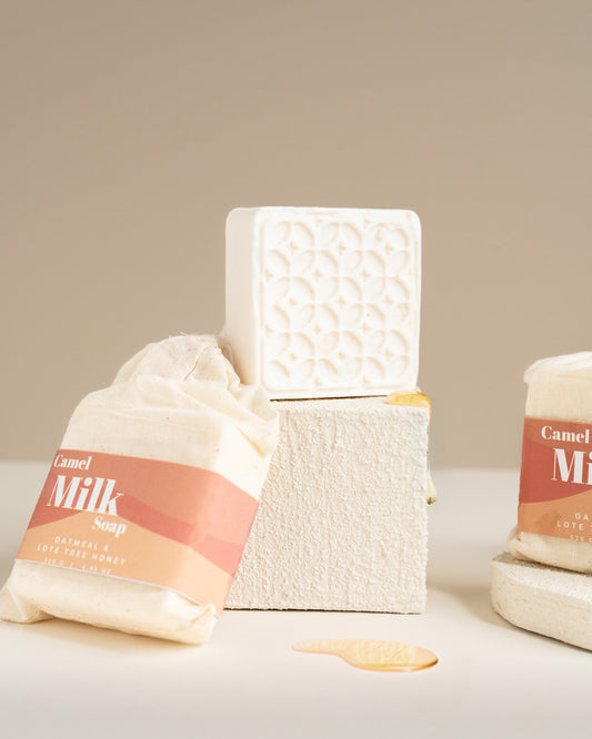 Camel Milk Face & Body Soap with Sidr Honey & Oatmeal